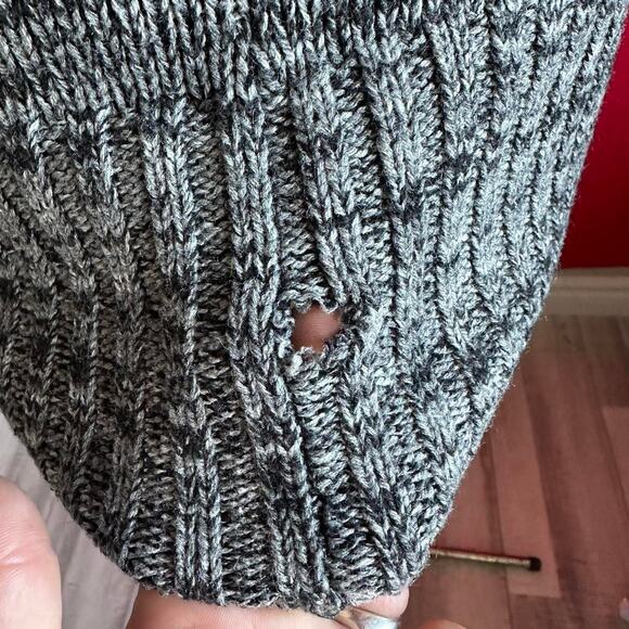 Womens Sweater Size XL Grey Short Sleeve Professional Office Chic Twee Cozy - Picture 7 of 8